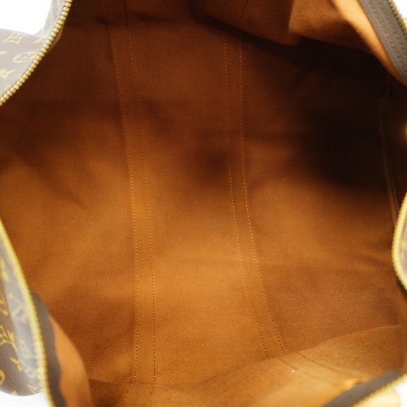 Louis Vuitton Boston Bag Monogram Keepall Bandouliere 55 M41414 Brown Men's W... - Picture 4 of 16